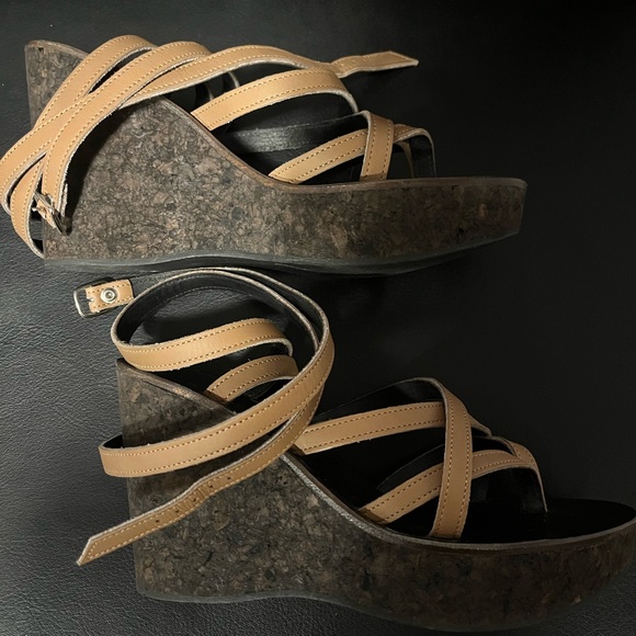 K. Jacques Wedge Sandals - Picture 3 of 6